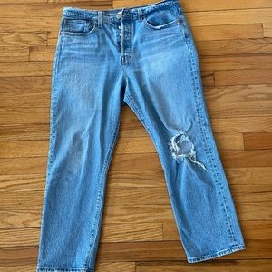 Levi wedgie straight jeans - size 31